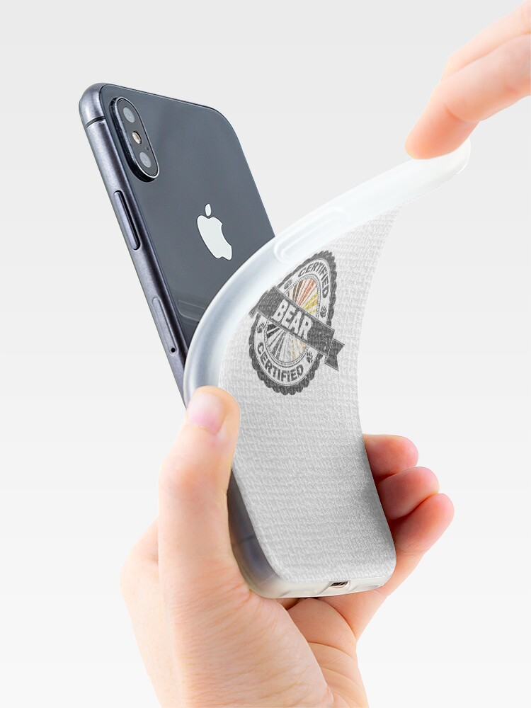 Alternate view of Certified Bear Stamp iPhone Case & Cover