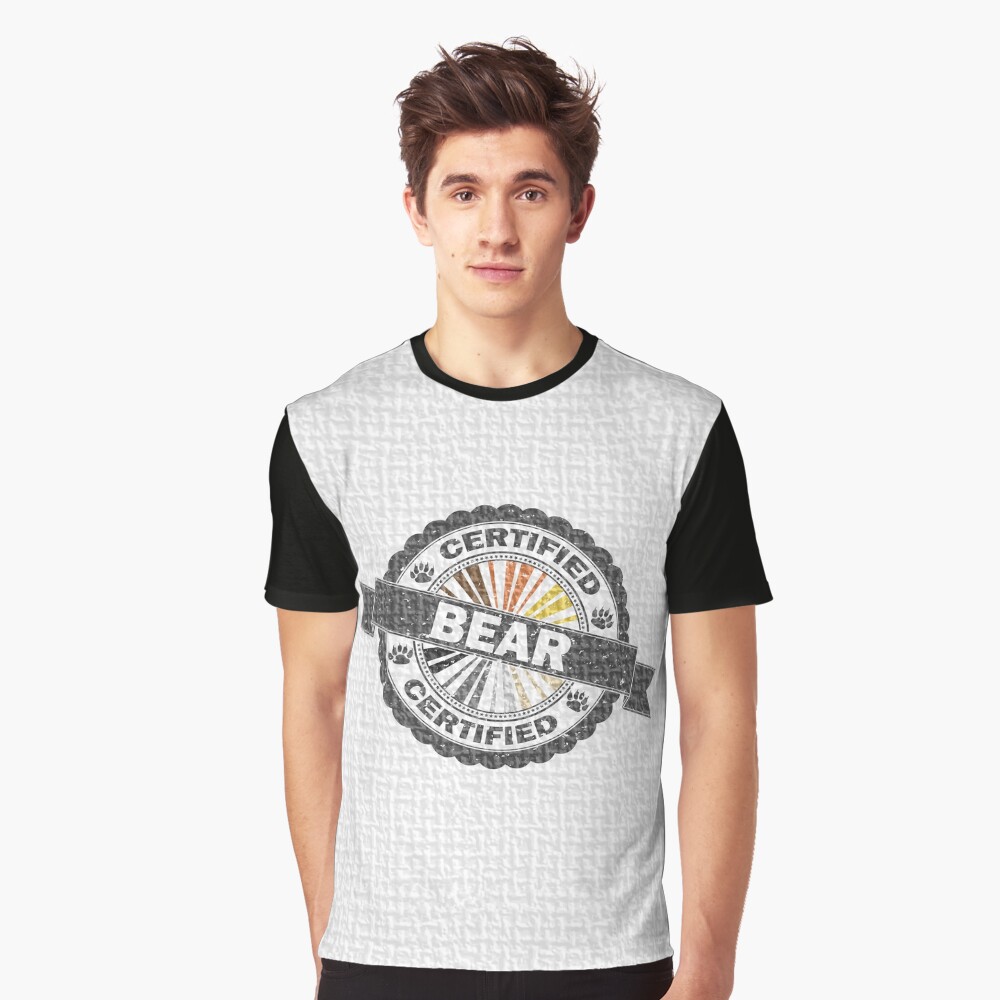 Certified Bear Stamp Graphic T-Shirt
