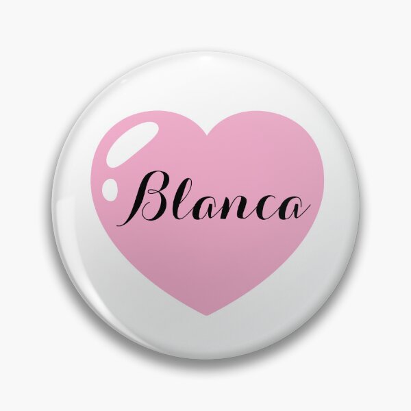 Item preview, Blanca Name with Pink Heart  designed and sold by Artbymonika.