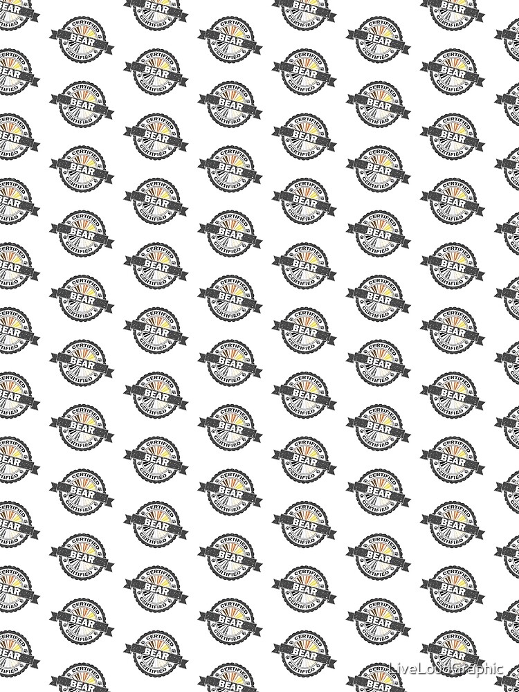 Certified Bear Stamp by LiveLoudGraphic