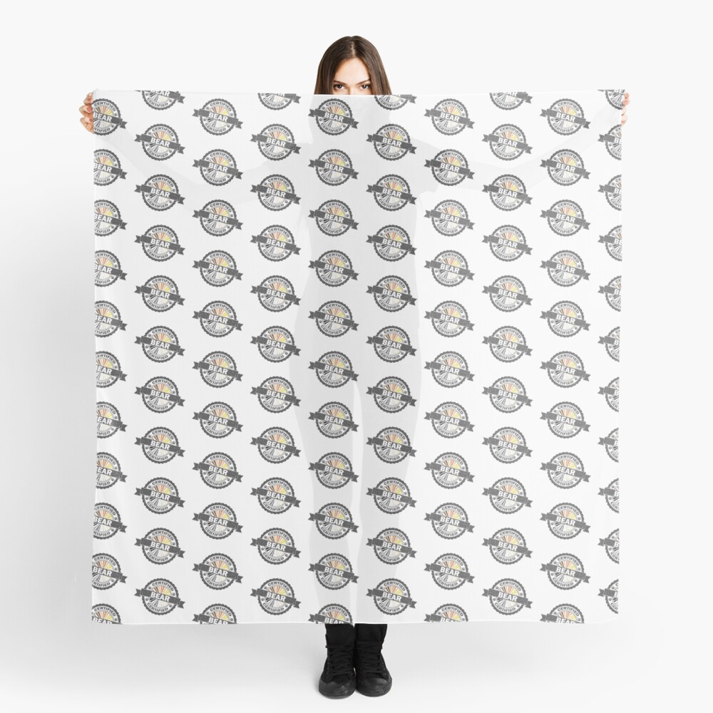 Certified Bear Stamp Scarf
