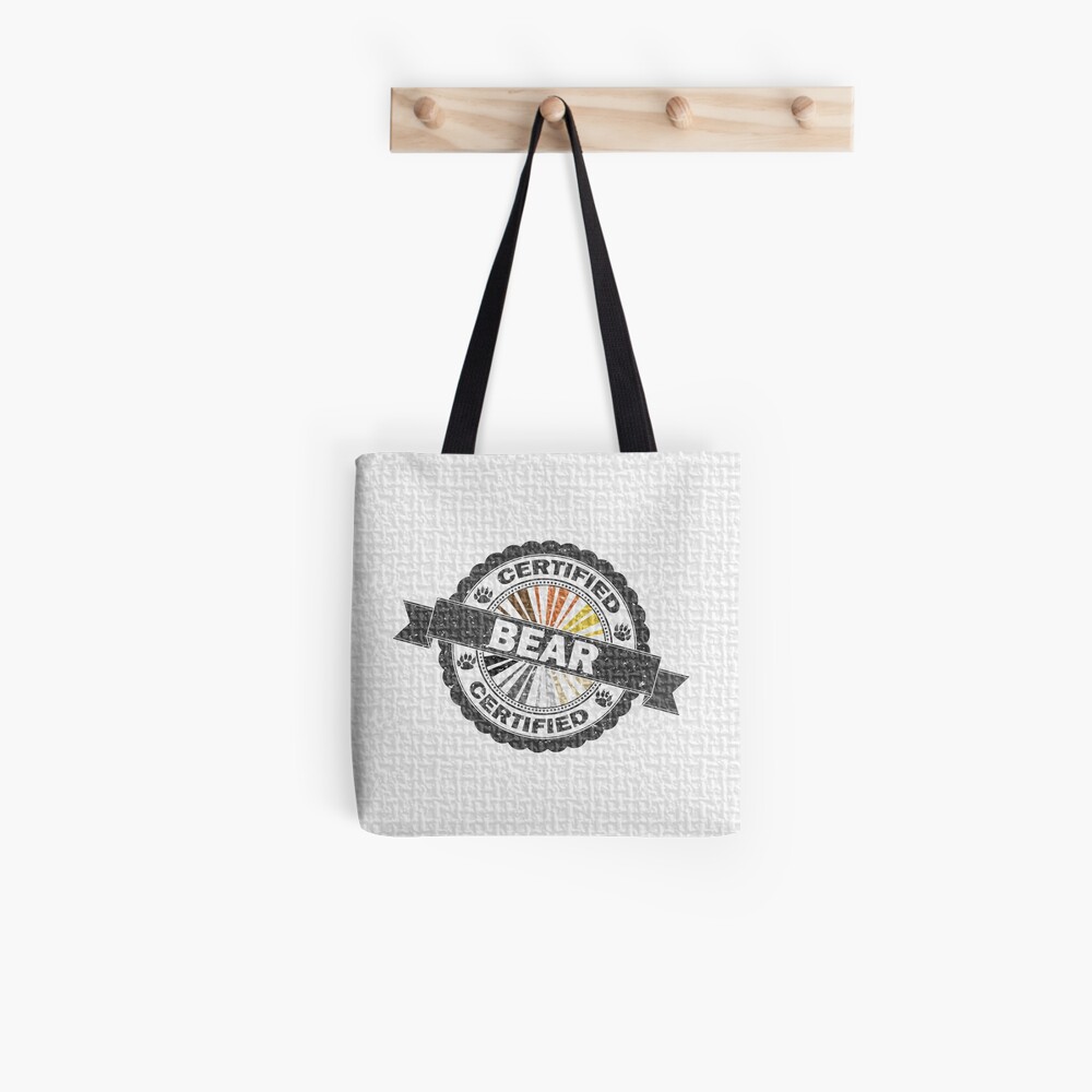 Certified Bear Stamp Tote Bag