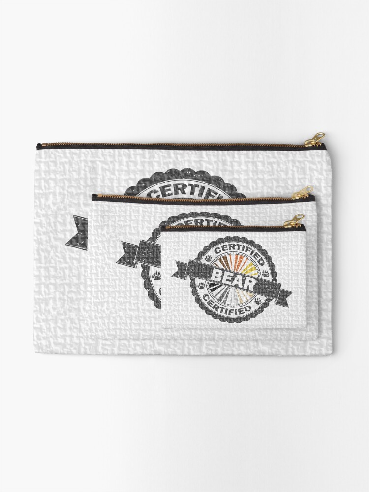 Alternate view of Certified Bear Stamp Zipper Pouch