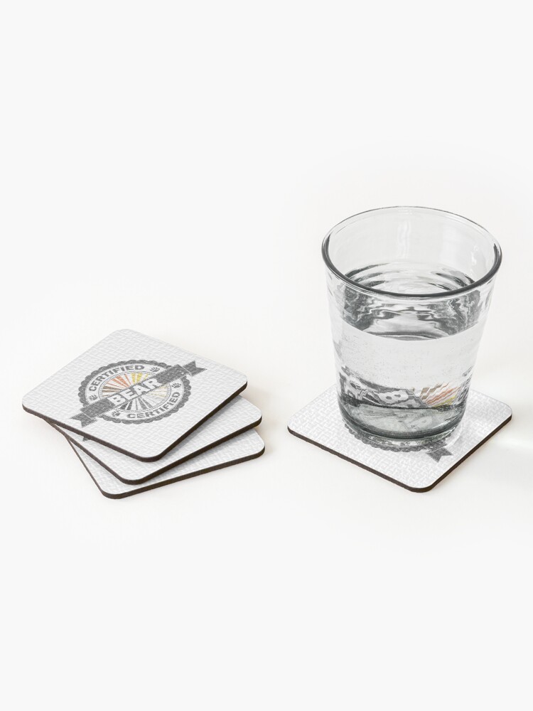 Alternate view of Certified Bear Stamp Coasters (Set of 4)