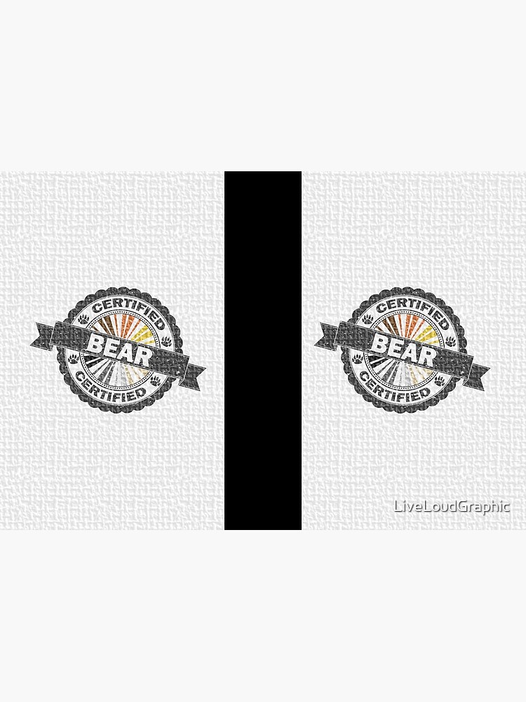 Certified Bear Stamp by LiveLoudGraphic