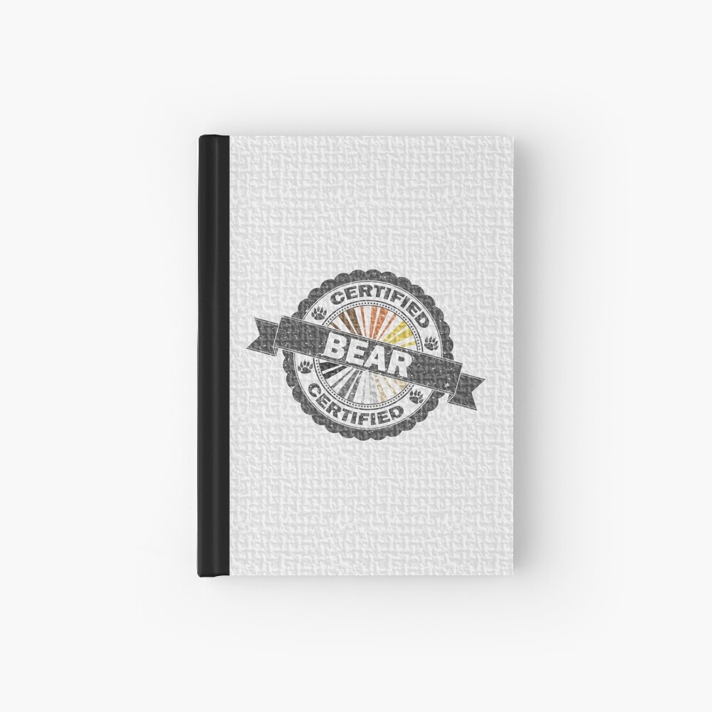 Certified Bear Stamp Hardcover Journal