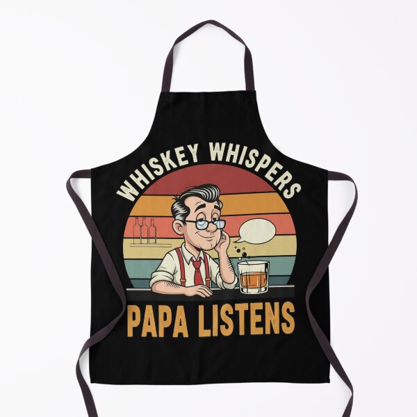 Item preview, Whiskey Whispers Papa Listens Funny Dad Drinker Design designed and sold by Giggle Gear.