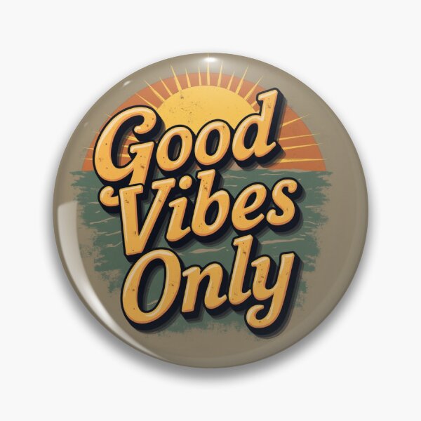 Aperçu de l'œuvre Good Vibes Only – Art numérique vibrant pour une énergie positive créée et vendue par Polycare.