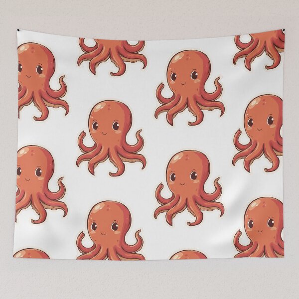Item preview, Playful Octopus designed and sold by bapupa.