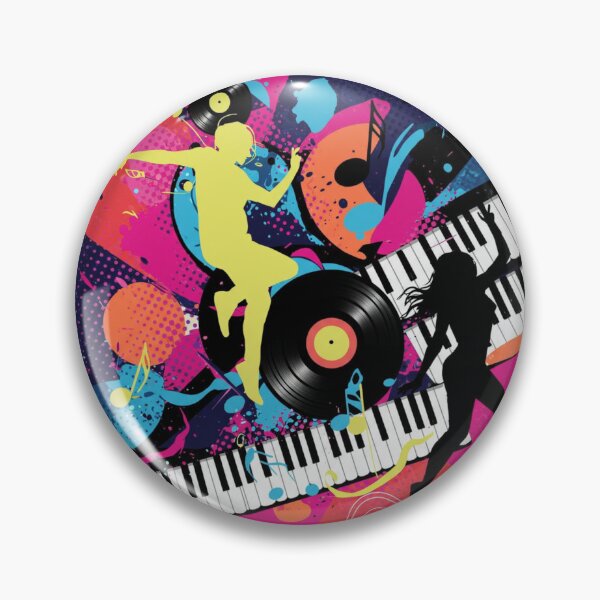 Item preview, Dynamic Music Dance, Vibrant Pop Celebration . designed and sold by  StickAndStyle .