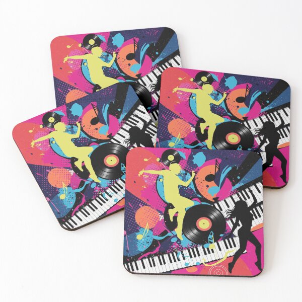 Item preview, Dynamic Music Dance, Vibrant Pop Celebration . designed and sold by  StickAndStyle .
