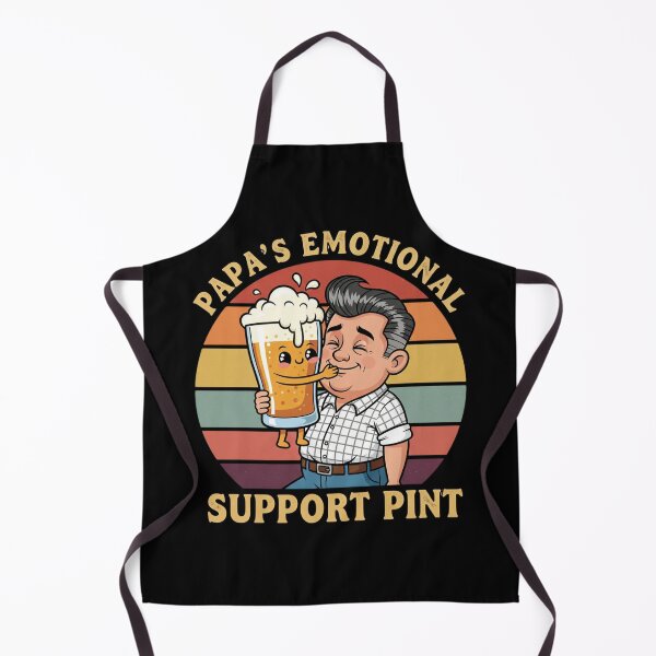 Item preview,  Papa's Emotional Support Pint Funny Beer Dad Design designed and sold by Giggle Gear.