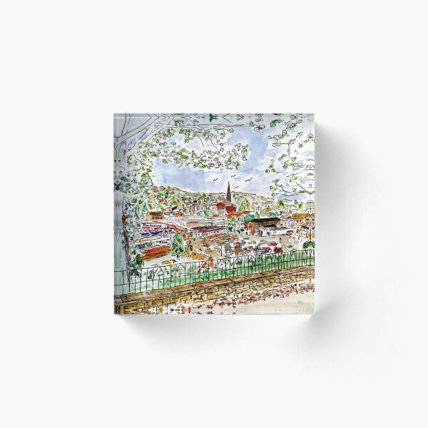 Sparrow Park Macclesfield Acrylic Block