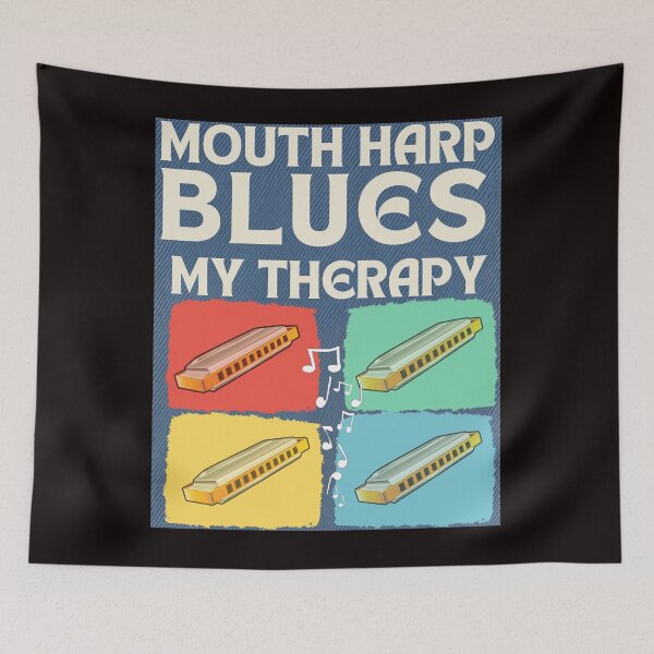 Item preview, MOUTH HARP BLUES MY THERASPY Harmonica  Musical instrument Blues legend designed and sold by MojNetSerwis WWK.