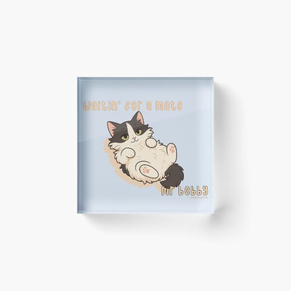 Item preview, Waitin’ for a Mate – Mr Bobby Chill Cat Design designed and sold by MLynCollective.