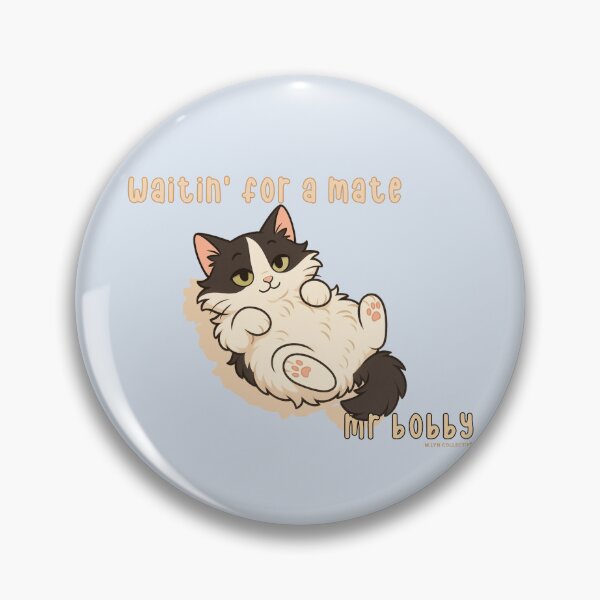 Item preview, Waitin’ for a Mate – Mr Bobby Chill Cat Design designed and sold by MLynCollective.