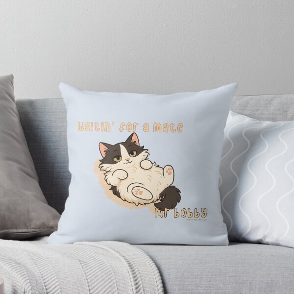 Item preview, Waitin’ for a Mate – Mr Bobby Chill Cat Design designed and sold by MLynCollective.