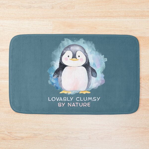 Item preview, Lovably Clumsy by Nature - Whimsical Penguin Design designed and sold by Fadastic.