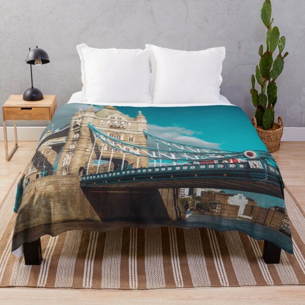 Item preview, Tower Bridge in London on a Clear Blue Day designed and sold by Rowena Ko.