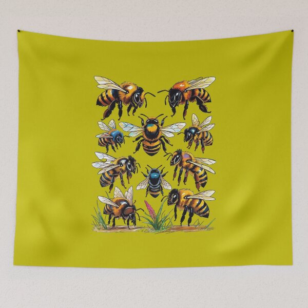 Item preview, Bee Guardian Garden Flag designed and sold by Zakrytos ★★★★★.