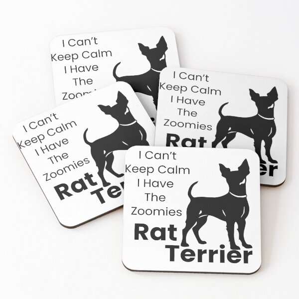Item preview, Rat Terrier - I Can't Keep Calm I Have The Zoomies designed and sold by The Shady Paddler.