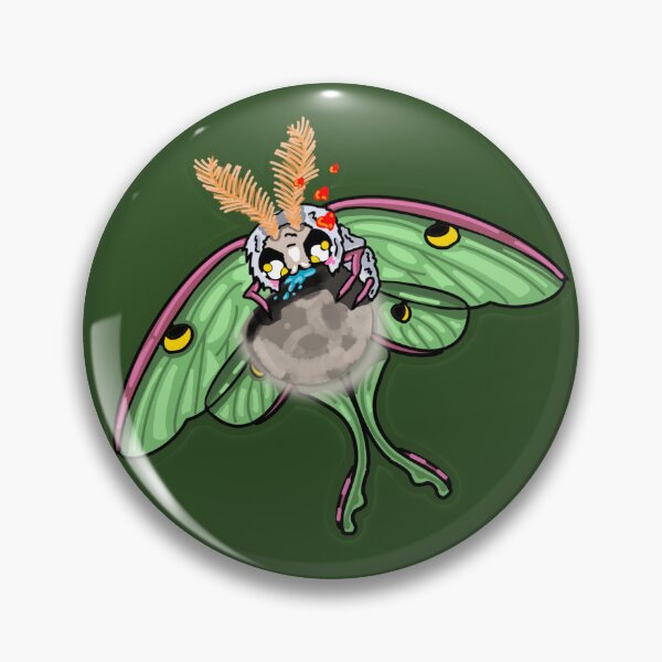 Item preview, Hungry Luna Moth designed and sold by terra-coven.