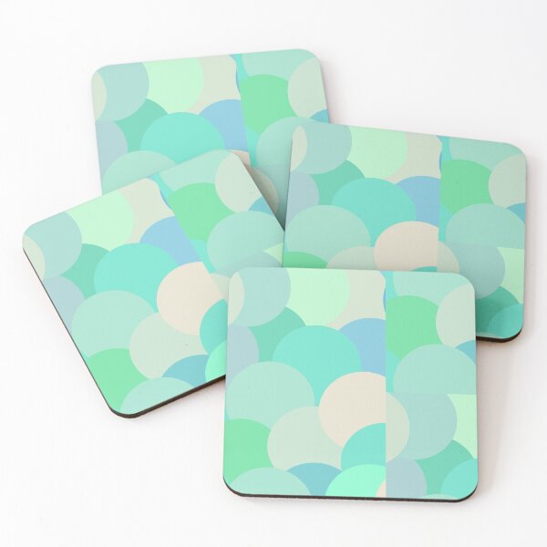 Item preview, Green and Blue Bubble Pattern designed and sold by mjDesigns-.