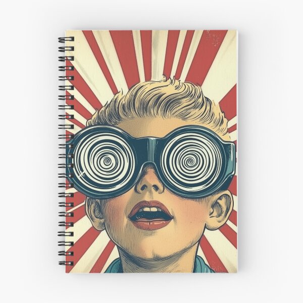 Item preview, Retro Hypnotic X-Ray Specs Boy Trippy Optical Illusion A designed and sold by Shoot-The-Moon.
