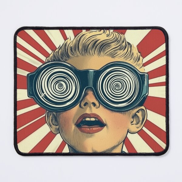 Item preview, Retro Hypnotic X-Ray Specs Boy Trippy Optical Illusion A designed and sold by Shoot-The-Moon.