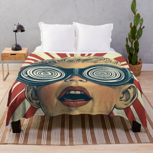 Item preview, Retro Hypnotic X-Ray Specs Boy Trippy Optical Illusion A designed and sold by Shoot-The-Moon.