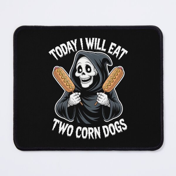 Item preview, Skeleton Corndogs Today I Will Eat Two Funny Halloween designed and sold by tearbytea.