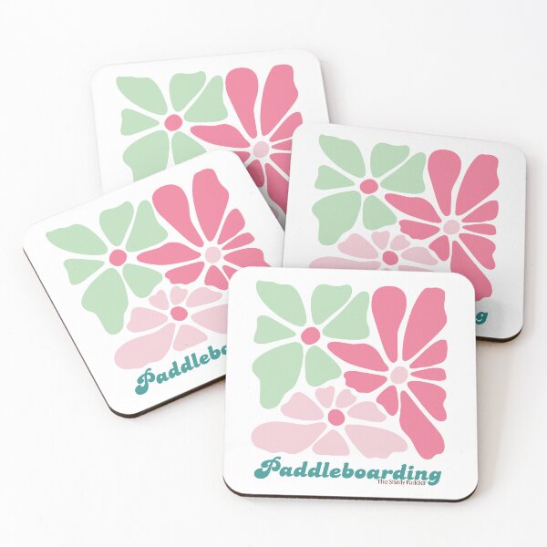 Item preview, Paddleboarding Retro Floral  - The Shady Paddler designed and sold by The Shady Paddler.