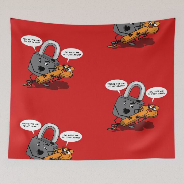 Item preview, Funny Corny Relationship Couple Cartoon designed and sold by BoggsNicolasArt.