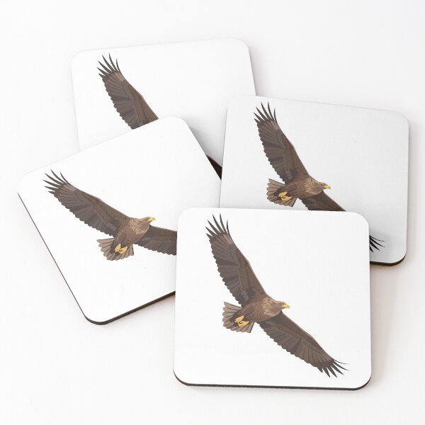 Item preview, The Flying Sea Eagle - Minimalist Eagle Art designed and sold by TheArtEngineer.