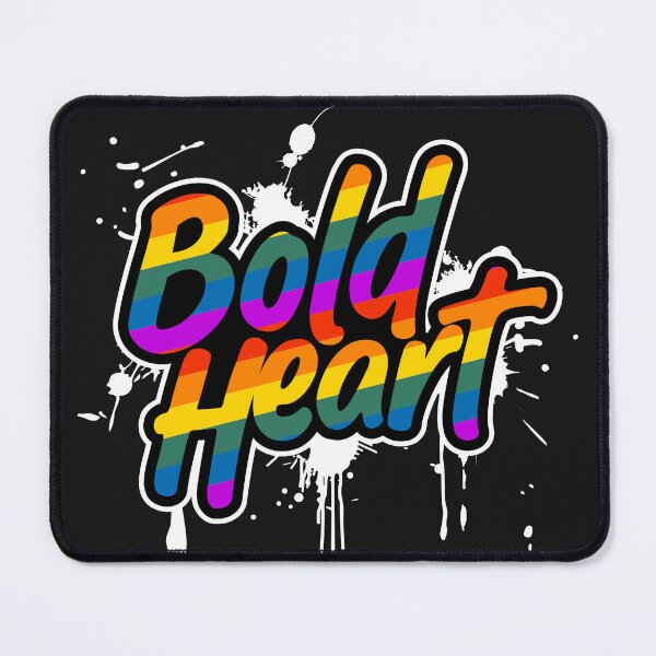 Item preview, Bold Heart Rainbow Pride Street Art designed and sold by Darderdoor.