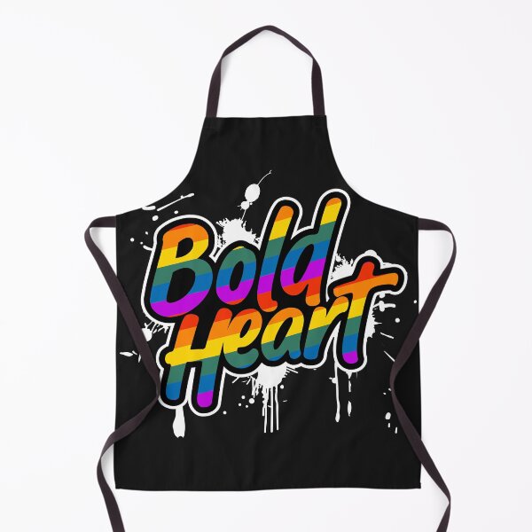 Item preview, Bold Heart Rainbow Pride Street Art designed and sold by Darderdoor.