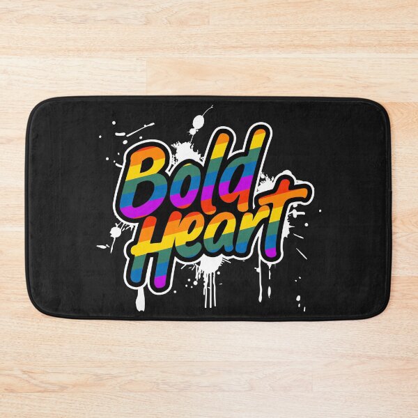 Item preview, Bold Heart Rainbow Pride Street Art designed and sold by Darderdoor.
