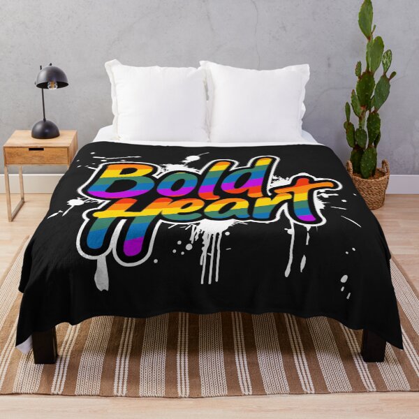 Item preview, Bold Heart Rainbow Pride Street Art designed and sold by Darderdoor.