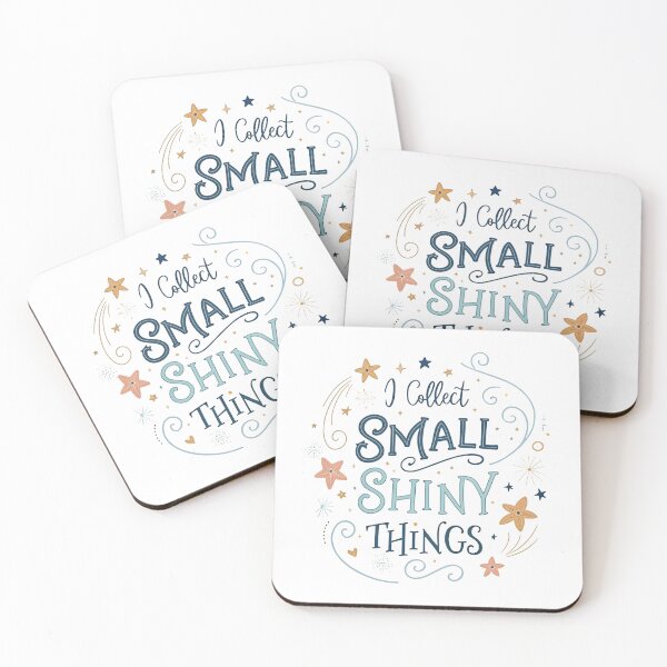 Item preview, I Collect Small Shiny Things Trinkets Niche designed and sold by koki4you.