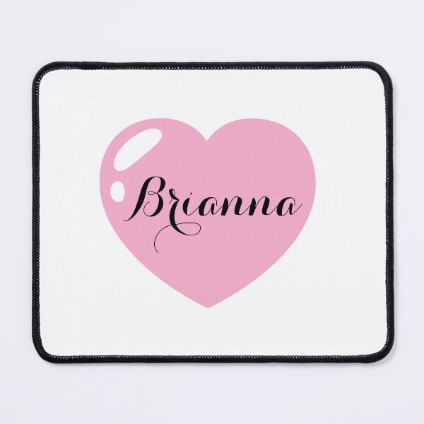 Item preview, Brianna Name with Pink Heart  designed and sold by Artbymonika.