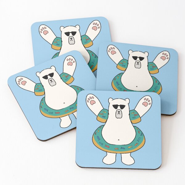Item preview, Summer Polar Bear designed and sold by HugSomeNettles.