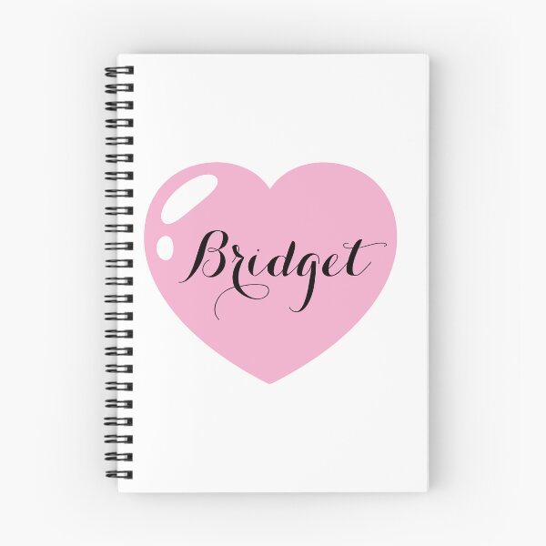 Item preview, Bridget Name with Pink Heart  designed and sold by Monika Howarth.