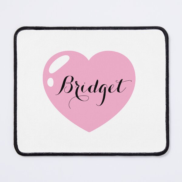 Item preview, Bridget Name with Pink Heart designed and sold by Artbymonika.