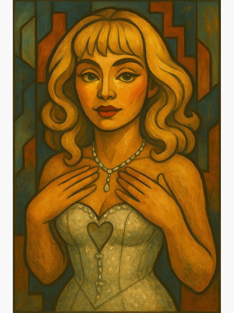 Thumbnail 3 of 3, Canvas Print, Sabrina Carpenter Cubist Portrait designed and sold by BubbleDesigns49.