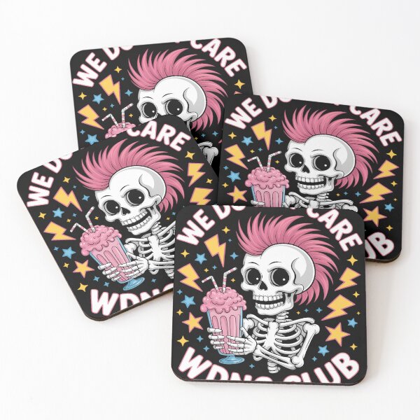 Item preview, We Do Not Care WDNC CLub Coffee Skeleton WDNC designed and sold by waazwee6.