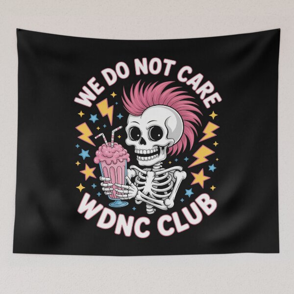 Item preview, We Do Not Care WDNC CLub Coffee Skeleton WDNC designed and sold by waazwee6.