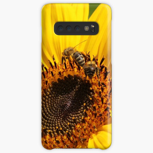 Sonnenblume mit Bienen Samsung Galaxy Leichte Hülle