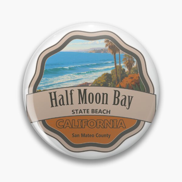 Item preview, Half Moon Bay State Beach, San Mateo County, California designed and sold by Wanderful-roads.