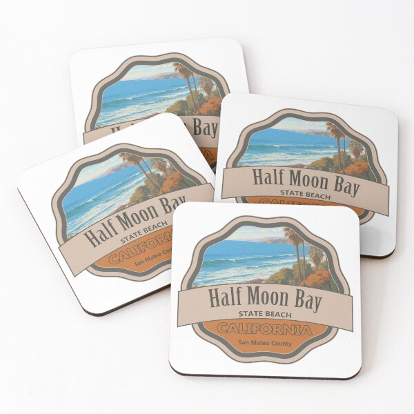 Item preview, Half Moon Bay State Beach, San Mateo County, California designed and sold by Wanderful-roads.