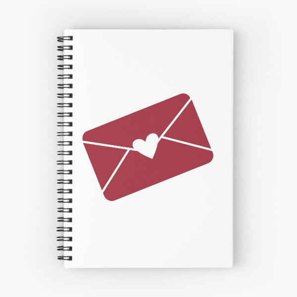 Item preview, Sealed with Love – Minimal Maroon Envelope with Heart designed and sold by TeesHearts100.